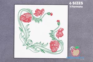 Corner of poppies Quick Design