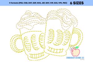 Beer mug Running Line