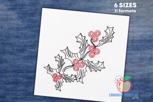 Christmas Tree Design  Bean Stitch