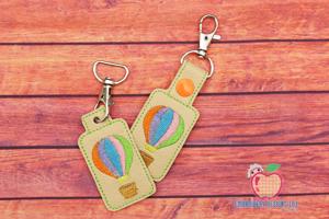 Hot Air Balloon ITH Keyfob Design