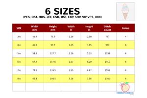 Vanilla Ice Cream Cone Quick Design