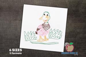 Mallard Duck on grass Quick Design