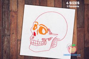 Human Skull Quick Stitch