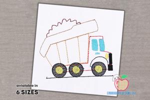 Garbage Truck Quick Stitch