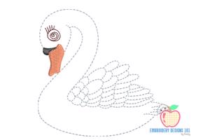Beautiful Swan Quick Stitch
