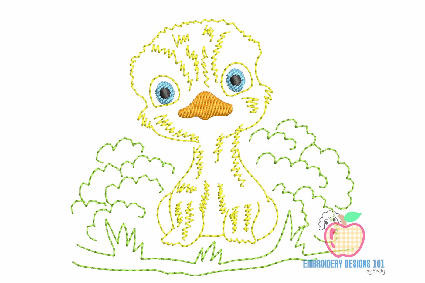 Cute Cartoon Baby Chick Quick Stitch