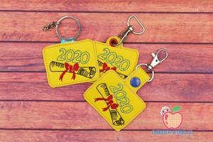 Graduation 2020 In The Hoop Keyfob