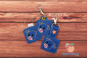 Jazzy Cow ITH Keyfob Design