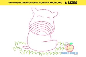 The Common Hippopotamus Bean Stitch