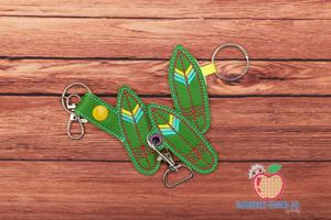 Surf Board Keyfob Keychain ITH