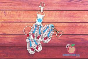 Ballet Shotes In The Hoop Keyfob