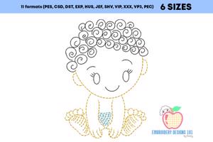 Cute baby sitting Quick Design