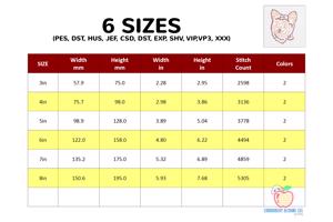 A Digital Chihuahua Line Art