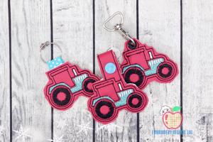 Agricultural Tractor Keyfob Keychain ITH