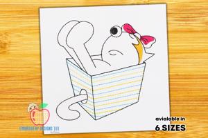 The Cat Lying In The Box Quick Stitch