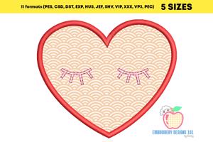 Valentine Heart Applique