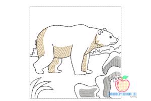 Big Forest Bear Quick Stitch