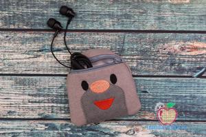 Mole Animal ITH Zipper Bag 4x4