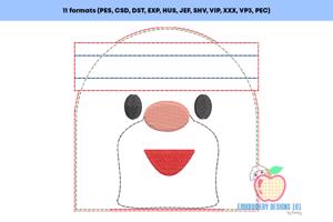 Mole Animal ITH Zipper Bag 4x4