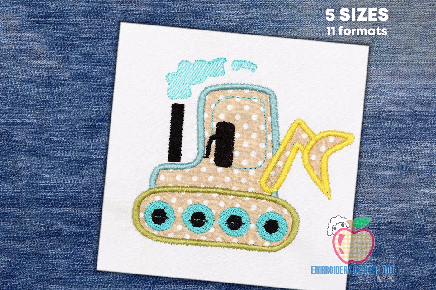 Bulldozer Applique