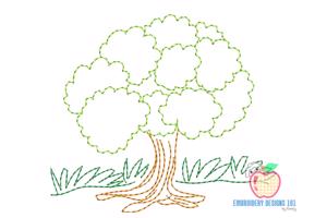 Big Tree in the field Quick Design