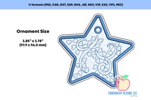 Decorative Star Ornament Embroidery