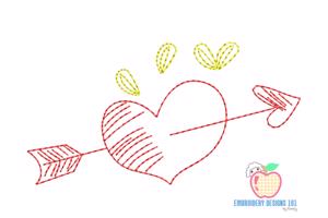 Heart With Arrow Quick Design