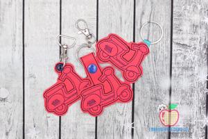 Scooter ITH Key Fob Pattern