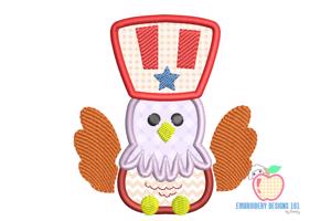 4th of July Eagle Applique Pattern