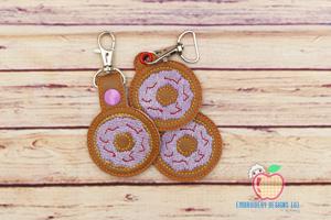 Donuts ITH Snaptab Keyfob Design