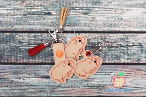 Guinea Pig Joe ITH Key Fob Pattern