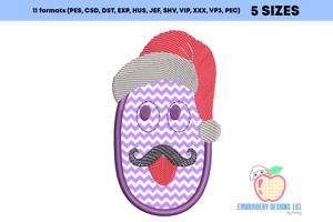 Jamun With The Christmas Cap Applique Pattern