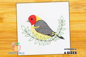 Western Tanager Quick Stitch