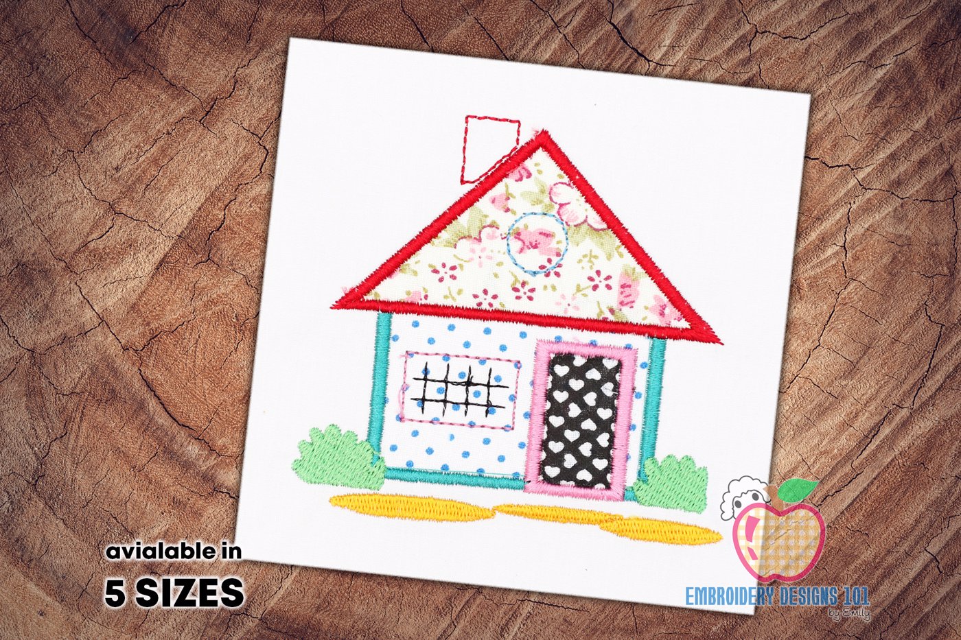 Small House Applique Design