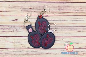 Infant Pregnancy Loss Awareness ITH Keyfob Design