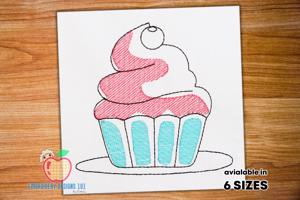 Delicious Cream Cupcake Quick Stitch