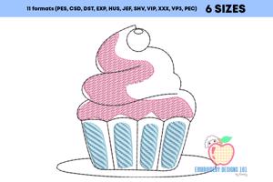 Delicious Cream Cupcake Quick Stitch