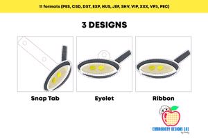 Frying pan ITH Keyfob Design