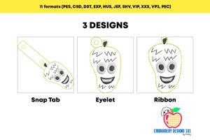 Fresh Soursop Fruit ITH Snaptab Keyfob Design