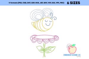 Bee on Flower Quick Design