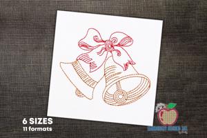 Christmas Bells Bean Stitch