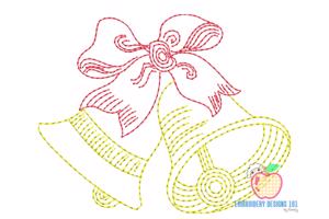 Christmas Bells Bean Stitch