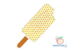 Popsicle Trio Summer Ice Cream Applique