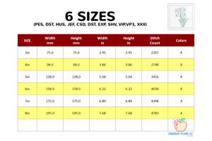 Amaryllis Single Stitch Pattern Quick Design