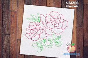 ROSES design Quick Stitch