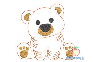 Teddy Bear Soft Toy Quick Stitch