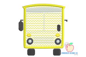 School Bus Face Applique