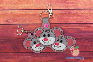 Baby Rat ITH Key Fob Pattern