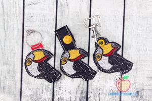 Toucan Bird Keyfob Keychain ITH