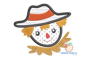 Scarecrow in Farm Applique Design